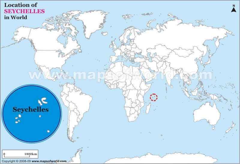 seychelles carte monde
